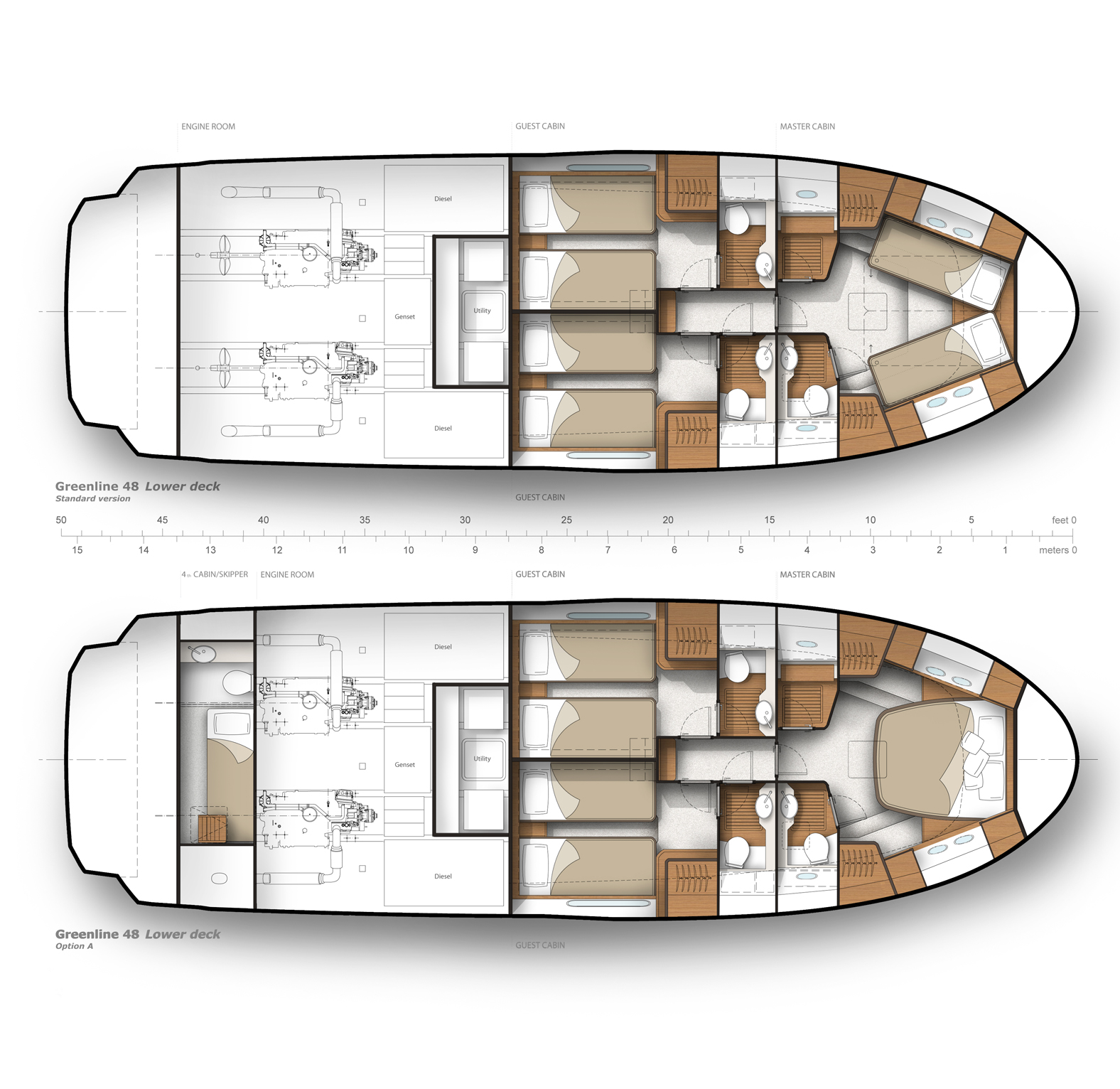 Lower deck