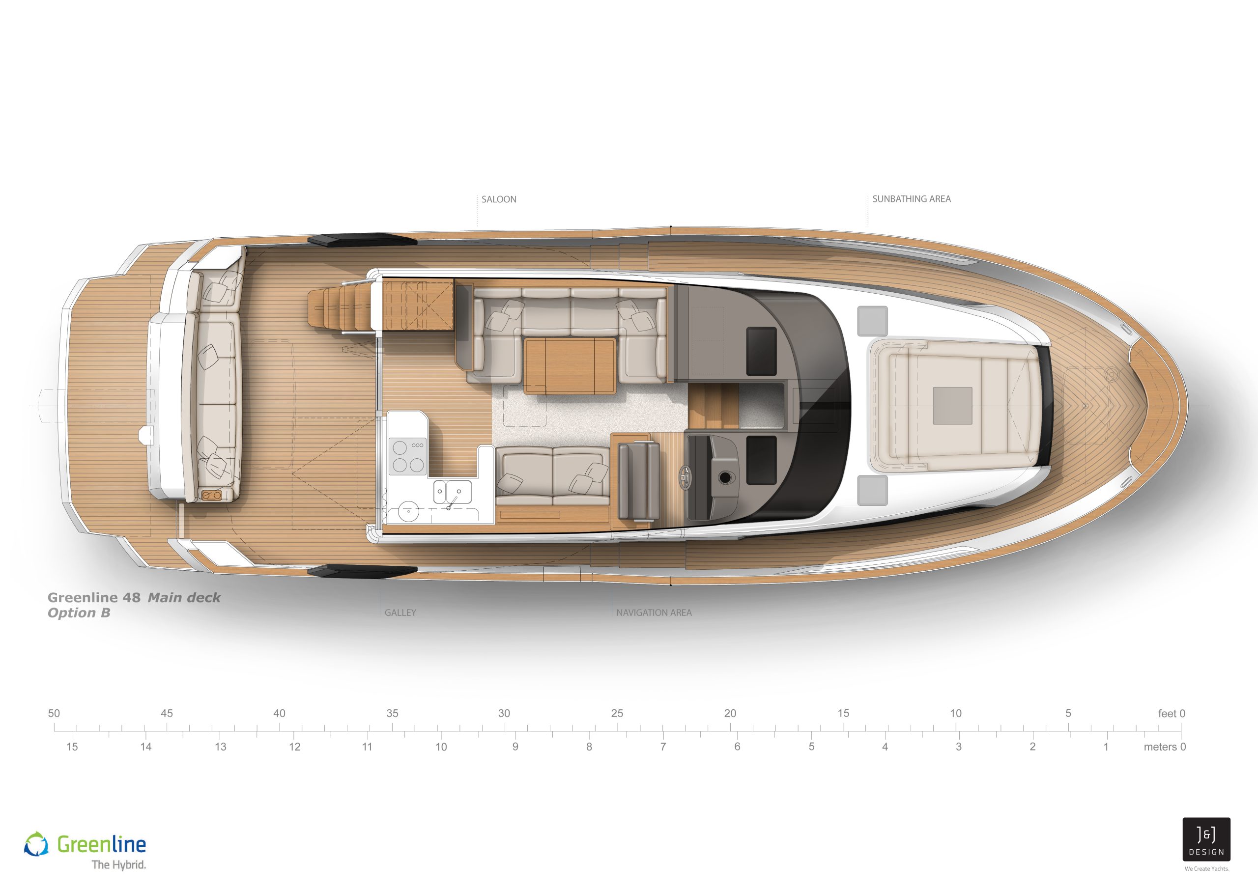 Main deck - Optional sofa